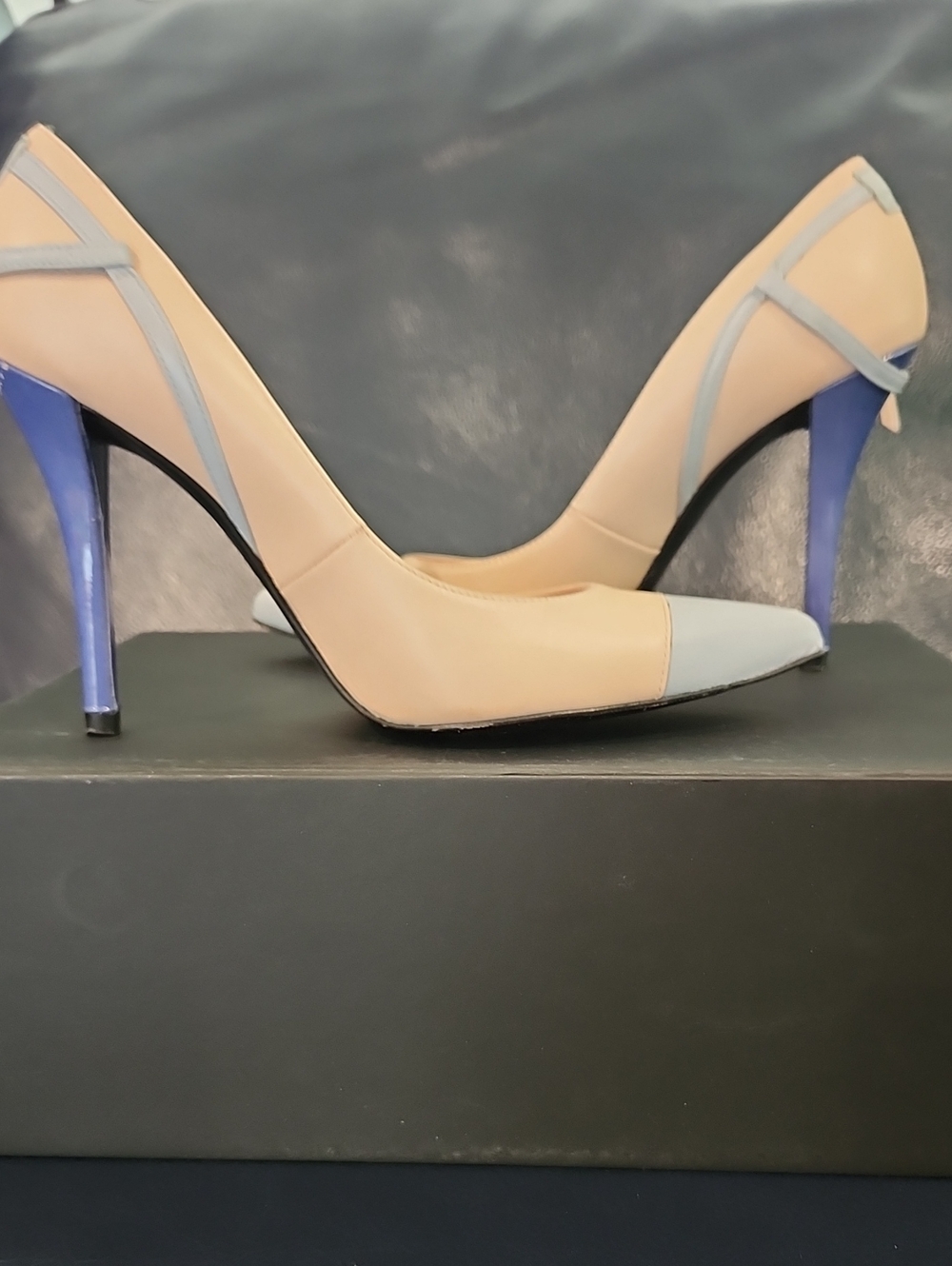 Baby PINK and Light Blue Women's Pointed Toe Pumps